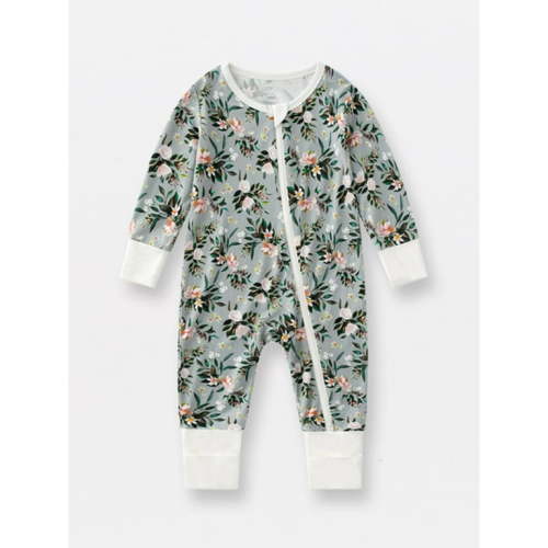 WIBACKER Newborn Viscose from Bamboo Sleeper 2-Way Zipper Pajamas for Baby Boys & Baby Girls Snug Fit One Piece