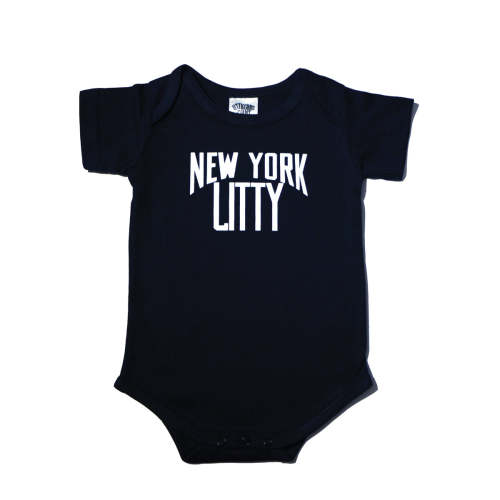 New York Litty Onesie (Black)