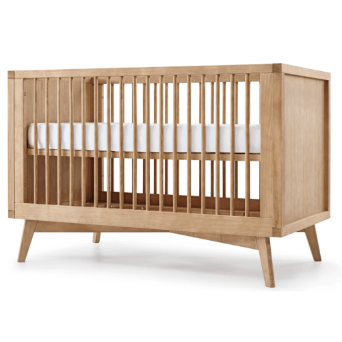 Retro Convertible Crib in Hazelnut | Simply Nursery