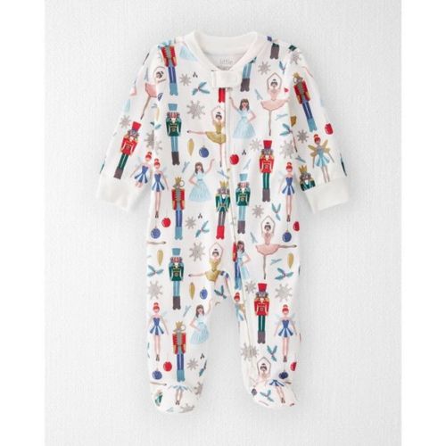 Little Planet By Carter's Organic Baby Christmas Sleep N' Play - Green/red 9m