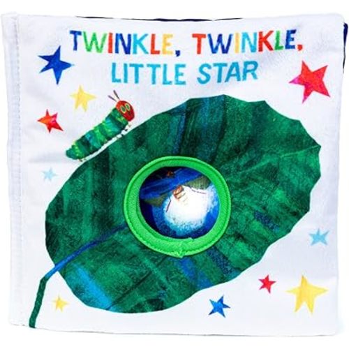 KIDS PREFERRED Eric Carle Soft Book: Twinkle Twinkle Little Star with Sounds, 7 inches (55736)
