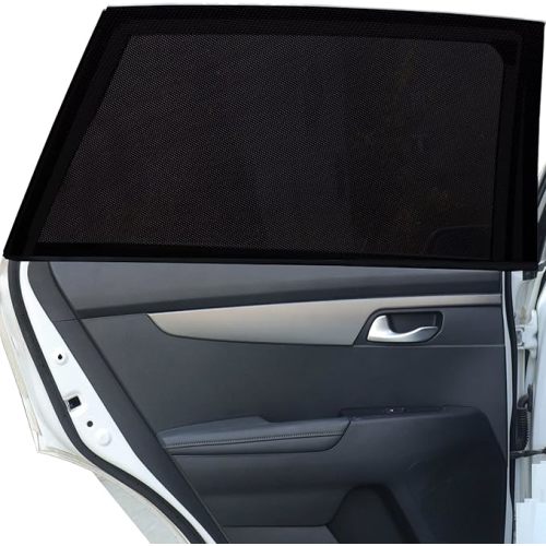 Tevlaphee Car Sunshade Kids, Universal Sun Visor Car Net Sunscreen Baby with Certified UV for Side Window Mesh Material Protects Passenger Baby, Children & Pets(L) (L)