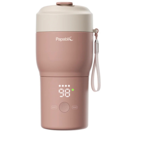 Papablic Portable Bottle Warmer & Sterilizer Pro almond rose