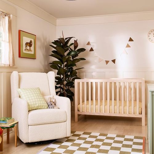 Carter's by DaVinci Colby 4-in-1 Low-Profile Convertible Crib in Washed Natural, Greenguard Gold Certified