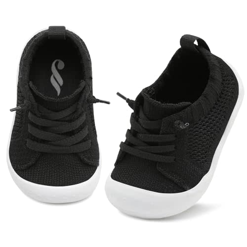 JIASUQI Baby Shoes for Toddler Boys Girls Sneakers Slip on Walking Shoes for Babies