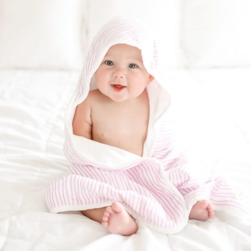 Lavender Wave Hooded Towel Set
