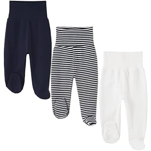 Baby Footed Pants Cotton Newborn Leggings 0-12 Months