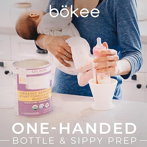 Prepare Baby Bottles with one Hand and Prevent Spills