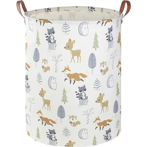 NTAOHAMPER Laundry Hamper, Laundry Basket, Waterproof Storage Bin for Bedroom, Clothes Organizer Basket, Books Box, Room Decor(Animal)