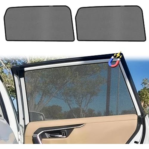 KUST Car Window Shades for 2023-2025 2026 Honda CR-V CRV Accessories, Breathable Mesh Magnetic Window Covers, Rear Back Side Window Sun Shades UV Block Privacy Protection for Baby Camping Napping 2PCS