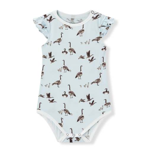 Goose Luxe Stretch Ruffle One Piece