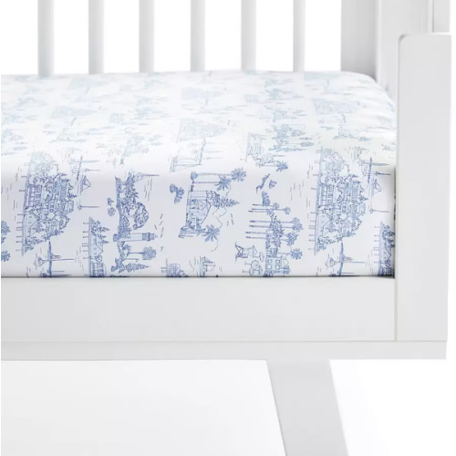 Seahaven Crib Sheet | Serena and Lily
