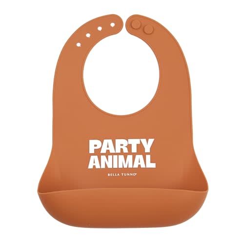 Bella Tunno Wonder Bib – Silicone Baby Bib for Girls & Boys, Adjustable Non-toxic BPA Free Soft Silicone Bib, Easy to Clean