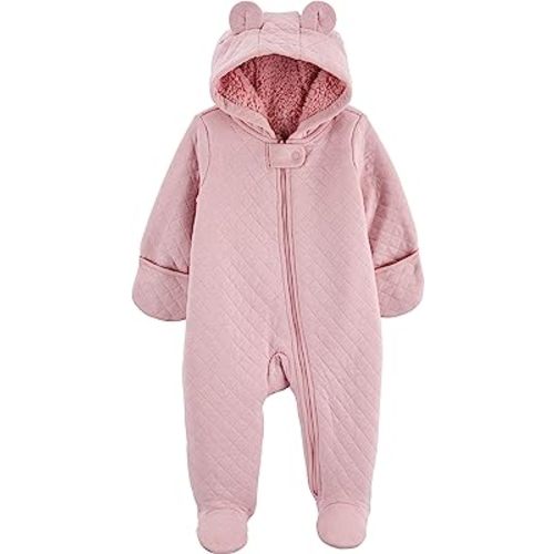 Simple Joys by Carter's unisex-baby Fleece Footed Jumpsuit Pram