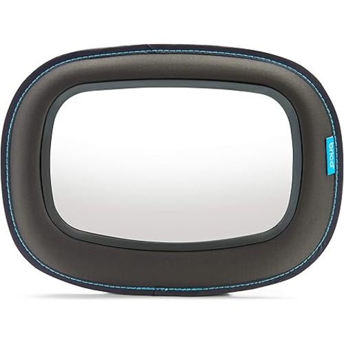 Munchkin® Brica® Baby in-Sight® Car Mirror, Crash Tested and Shatter Resistant, Dark Grey