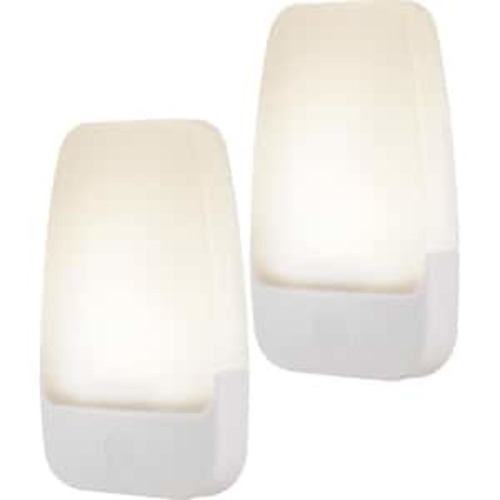 0.5-Watt Automatic Light Sensing Integrated LED Plug In Night Light, 2-Pack
