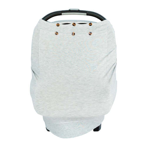 Snuggle Shield® LUXE Protection™ Bamboo Multi-Use Antimicrobial Air Filtering Infant Cover Grey