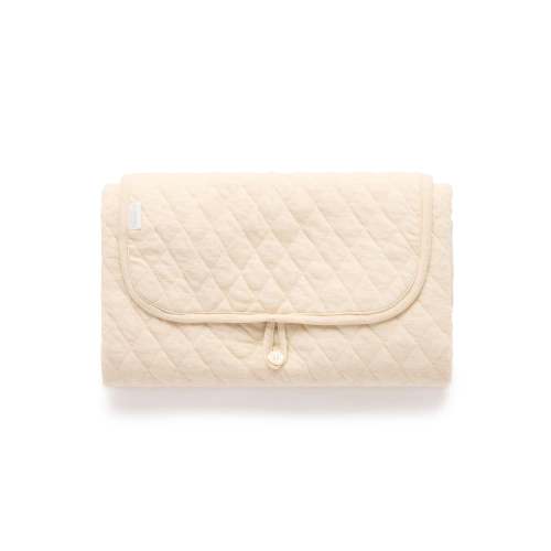 Beige Quilted Change Mat - Baby Changing - Purebaby - Purebaby