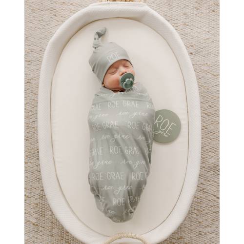 Personalized Swaddle Blanket, Optional Bundle, Newborn Coming Home Outfit Photo Props, Baby Name Announcement Sign, Baby Shower Gift JS12