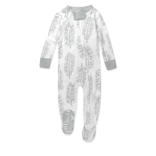 Honest Baby Clothing Organic Cotton Boy/Girl Long Sleeve Snug-Fit Footed Pajamas (12 - 24 Months)