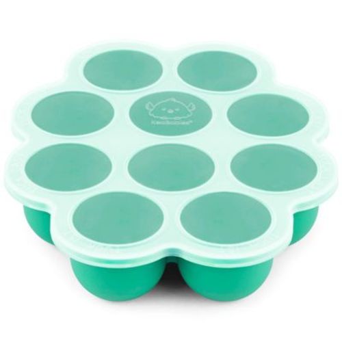 Prep Silicone Baby Food Freezer Tray with Clip-on Lid, 2oz x 10 Silicone Freezer Molds, BPA-Free Baby Food Storage