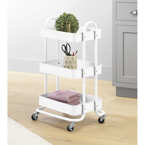 Dotted Line™ Alisha 17.05" W Shelving Unit with Wheels & Reviews | Wayfair