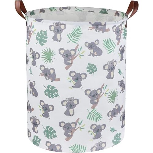 Essme Baby Laundry Basket,Kids laundry hamper for Baby Room Decor,Nursery Hamper, Animal Basket,Gift Baskets,Home Organizer(Koala)