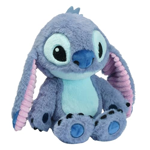 Lambs & Ivy Disney Stitch Luxury Plush Alien Stuffed Animal Toy - 12 Inch Blue