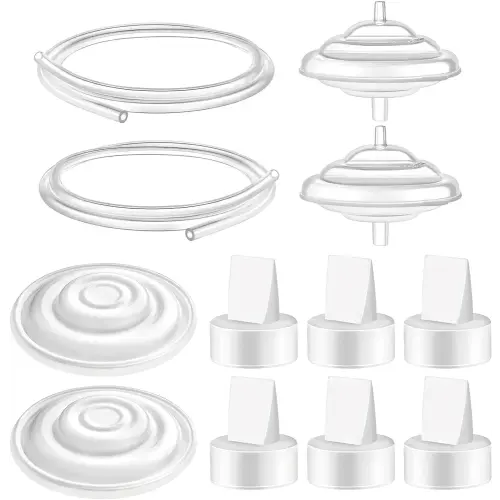 Maymom Pump Parts Compatible with Spectra S1 S2 9 Plus Breastpump Replace Backflow Protector Membrane Duckbill Valve Tube Not Original Spectra Replacement Pump Parts