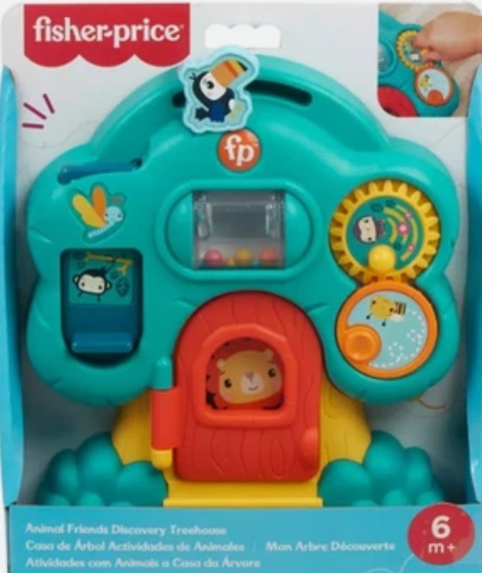Fisher-Price Animal Friends Discovery Treehouse for Hands On Play Kids Ages 3...