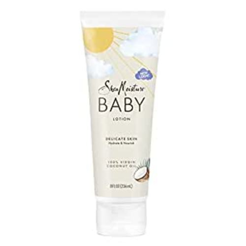 SheaMoisture Baby Lotion for Baby Skin 100% Virgin Coconut Oil, Clear Skin Moisturizer 8 oz - 8 Fl Oz (Pack of 1)