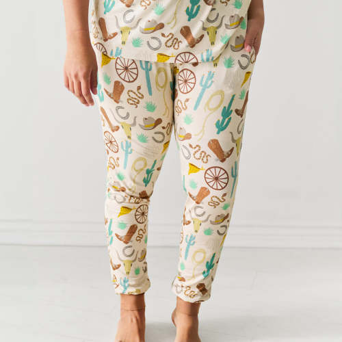 Caramel Ready to Rodeo Women's Pajama Pants