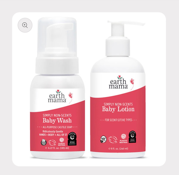 Simply Non-Scents Baby Wash + Lotion Set