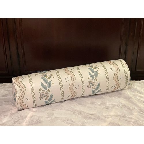 Bolster Pillow Cover, Personalized Soft Blue and Green Stripe Home Decor Pillow, Long Bolster Pillow Cover