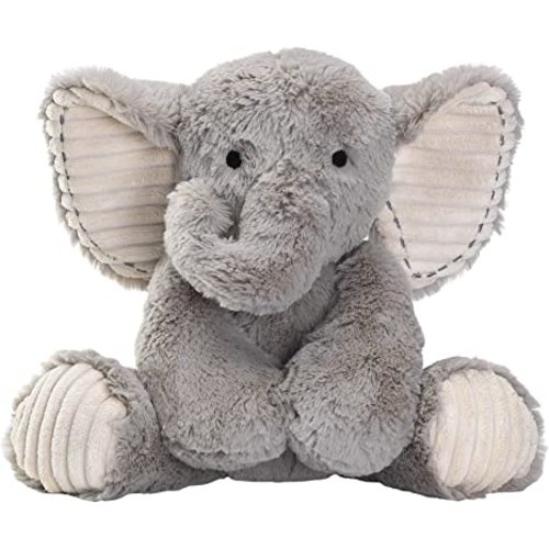 Lambs & Ivy Jungle Safari Gray Plush Elephant Stuffed Animal Toy - Jett