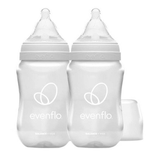 Evenflo Balance Wide-Neck Anti-Colic Baby Bottles - 9oz/2pk