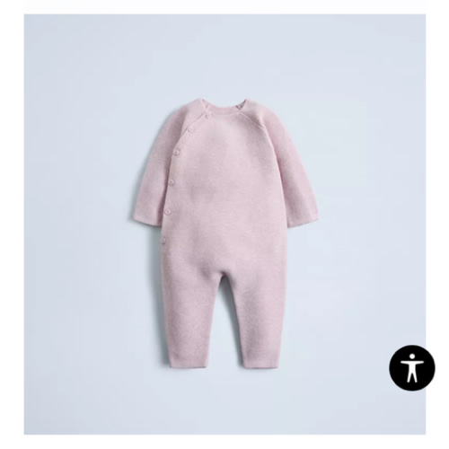 GARTER STITCH JUMPSUIT - Light pink | ZARA United States
