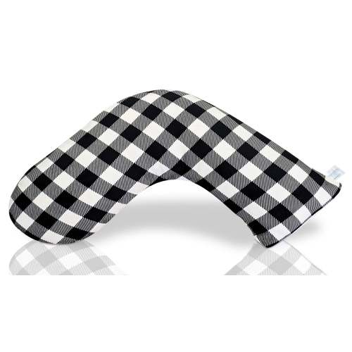 Luna Lullaby Nursing Pillow - Black & White Buffalo Check