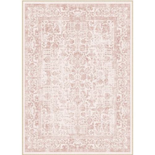 Entomology Pink 6 ft. x 9 ft. Vintage Floral Area Rug