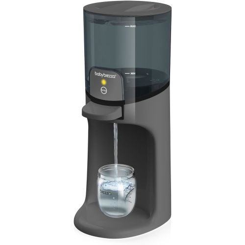 Baby Brezza Instant Baby Bottle Warmer - Fast Water Warmer Instantly Dispenses 24/7 in 3 Temperatures, Charcoal
