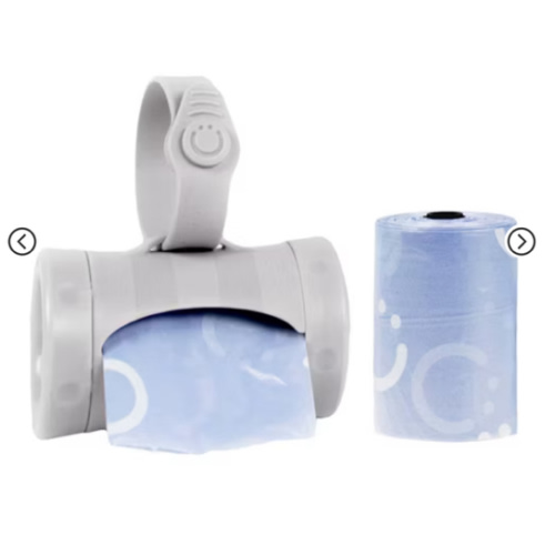 Ubbi On The Go Bag Dispenser - Gray