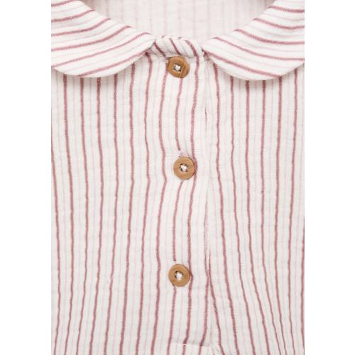 Striped cotton shirt - Kids | MANGO USA