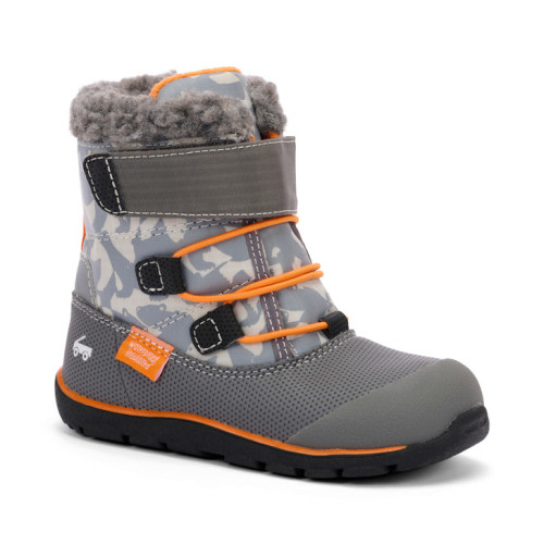 Gilman Waterproof/Insulated Gray/Orange | See Kai Run