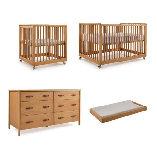 Cali Nursery Set - 6 Drawer Dresser in Hazelnut – Simply Nursery
