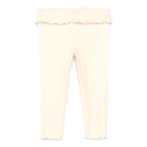 Garanimals Baby Girls' Ruffle Trim Pointelle Leggings, Sizes 0M-24M