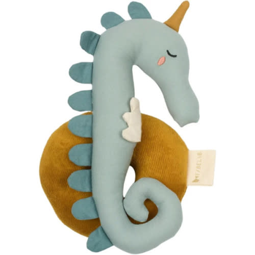 Fabelab Seahorse Rattle | Organic Baby Toy Australia | Hello Charlie