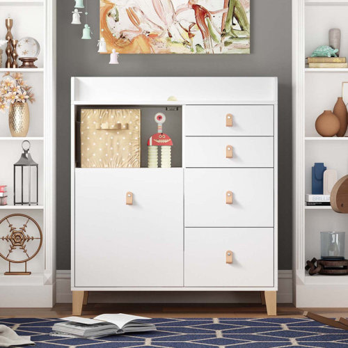 Viv + Rae™ Kyte 5 - Drawer Changing Table Dresser & Reviews | Wayfair