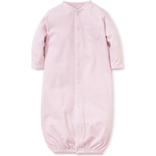 Simple Stripe Converter Gown, Pink - Kissy Kissy | Maisonette