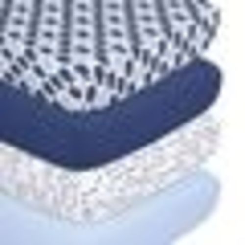 The Peanutshell Nautical 4-pc. Crib Sheet | Blue | One Size | Bassinet & Crib Bedding Crib Sheets