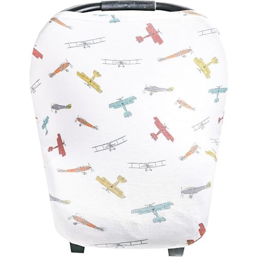 Copper Pearl Multi-Use Cover: Car Seat Covers, Nursing Cover, and Stroller Cover for Sun - Stretchy Fabric, All-Season Use, Stylish Designs, Easy Access for Moms - Ace